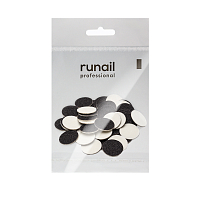 RuNail, сменные файлы на вспененной основе размер М20 мм (100 грит), 50 шт