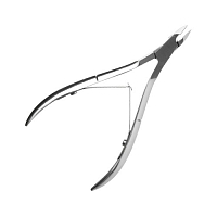 Irisk, Щипчики для кожи, двойная пружина, хромированное покрытие (мод. IL-02, длина лезвия 6.5 - 7.