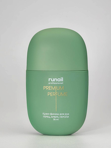 RuNail, парфюмированный крем-финиш для рук с мочевиной 10% (перец, амбра, нероли), 35 мл
