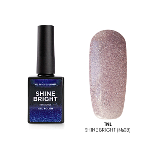 TNL, гель-лак светоотражающий Shine bright (№08), 10 мл