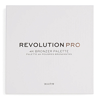 Makeup Revolution Pro, 4K Bronzer Palette - палетка бронзеров (Warm)