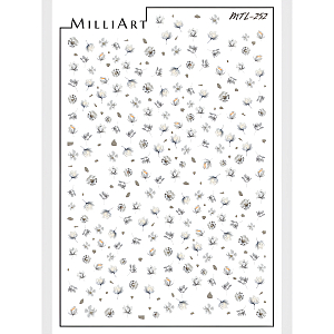 Anna Tkacheva, слайдер-дизайн MilliArt металлик MTL-252 (серебро)