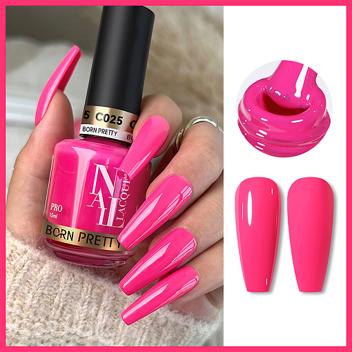 Born Pretty, PRO Regular Nail Lacquer - лак для ногтей C025, 15 мл