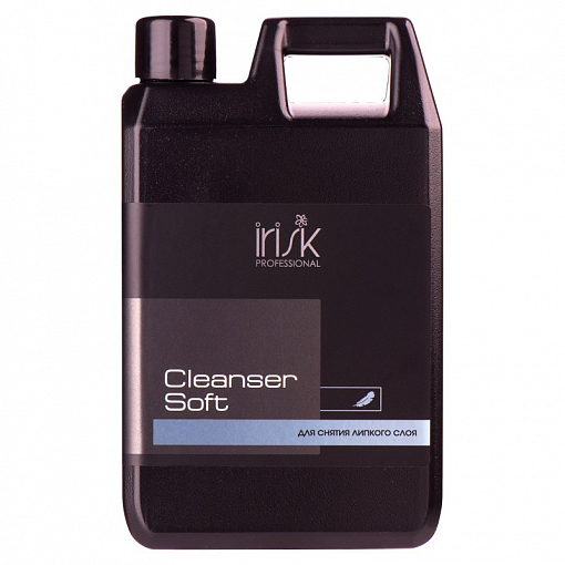 Irisk, Cleanser Soft - жидкость щадящая для снятия липкого слоя, 500 мл