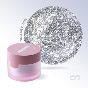 I am, гель-лак с эффектом Marry me №01, 5 мл