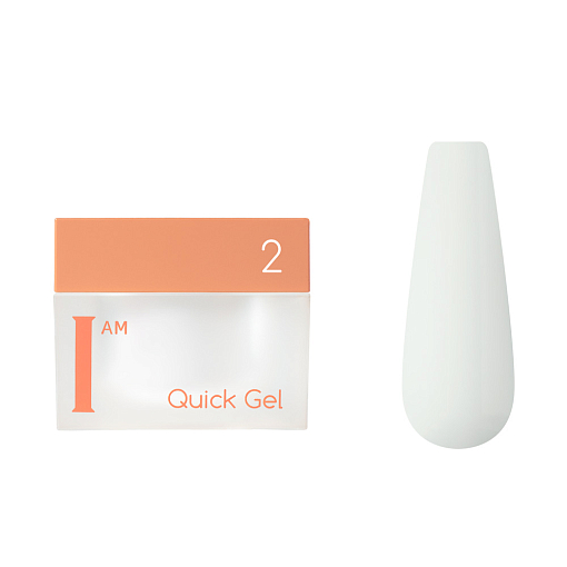I am, Quick Gel - скоростной жидкий гель №02, 12 мл