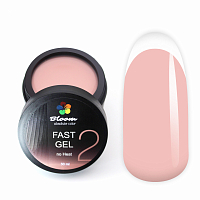 Bloom, Fast gel no heat - гель низкотемпературный №02 (тёплый розовый), 50 мл