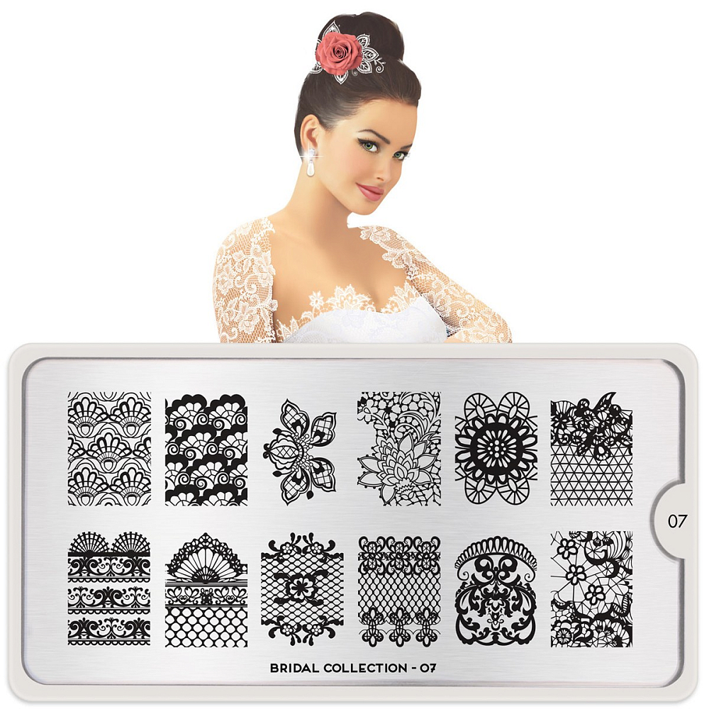 MoYou London, плата для стемпинга (Bridal 07) MoYou London, плата для стемпинга (Bridal 07)