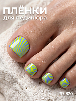 Anna Tkacheva, наклейки пленки для педикюра PR-820