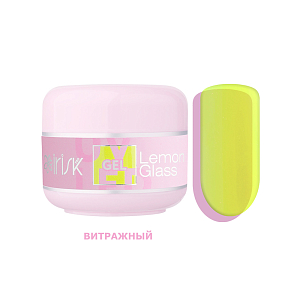 Irisk, ABC Limited collection - витражный моделирующий однофазный гель №69 (Lemon Glass), 15 мл