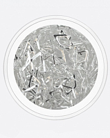 Artex, декор металлический ромб (серебро 5х3мм)