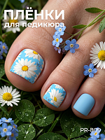 Anna Tkacheva, наклейки пленки для педикюра PR-809