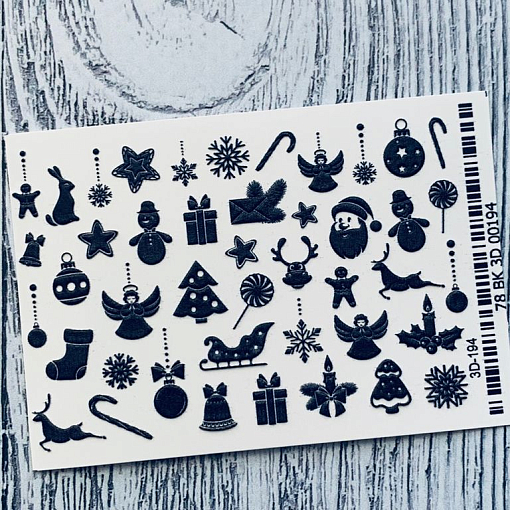 Anna Tkacheva, объемный слайдер 3D194 (черный)