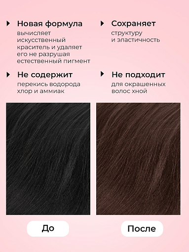 Adricoco, Swap Color - набор кислотной смывки для удаления краски с волос, 2 шт х 200 мл
