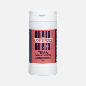 Rosilak, Terra пудра-присыпка с бетулином и хлорофиллом, 50 гр