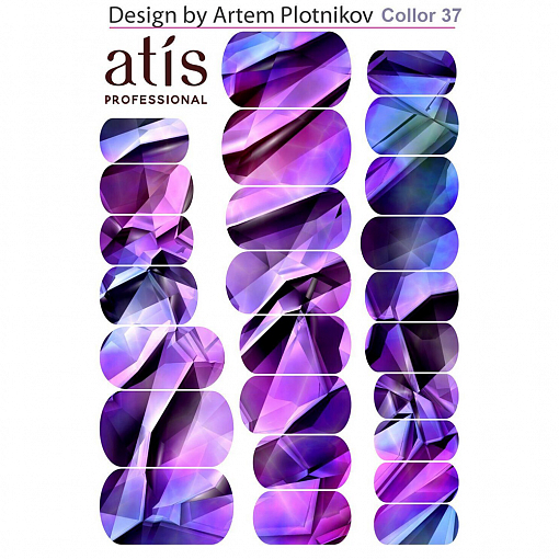 Atis, пленка для дизайна ногтей Abstraction №14