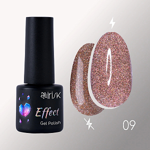Irisk, Effect Gel Polish Reflective - светоотражающий гель-лак с эффектом №09, 5 мл