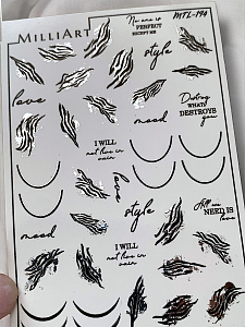 Anna Tkacheva, слайдер-дизайн MilliArt металлик MTL-194