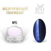 Rio Profi, жемчужный пигмент в баночке с аппликатором (№5), 3 гр