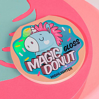 Beauty Fox, запечённый хайлайтер "Magic Donut" для естественного сияния кожи