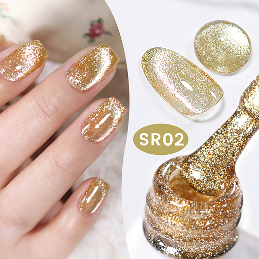 Born Pretty, Shimmer Reflective Cat - магнитный гель-лак светоотражающий SR02, 10 мл