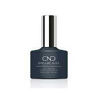CND Shellac Luxe, двухфазный гель-лак (Indigo Frock 176), 12.5 мл