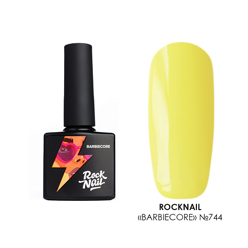 RockNail, гель-лак Barbiecore №744, 10 мл