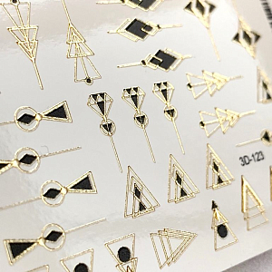Anna Tkacheva, 3D хрустальный слайдер 3D-123 (gold crystal)