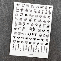 Una Luna, слайдер-дизайн для ногтей Candy kiss (LS2004)