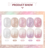Born Pretty, Jelly Nude Gel - гель-лак желе с блестками №03, 10 мл