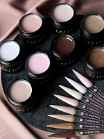 TNL, Charmel - жесткий гель для наращивания с шиммером №03, 15 мл