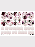 Anna Tkacheva, наклейки пленки для педикюра PR-785
