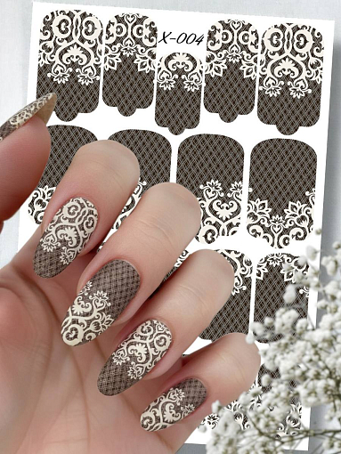 Anna Tkacheva, мини наклейки пленки для маникюра X-004