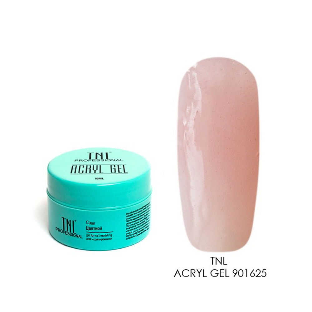 TNL, Acryl Gel - полигель (камуфлирующий розовый парфе), 18 мл