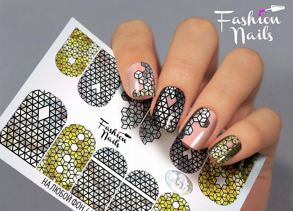 Fashion Nails, слайдер-дизайн "Galaxy" №56