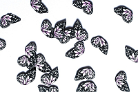 Фимо "Сиреневые бабочки", 5 мм, 1 шт