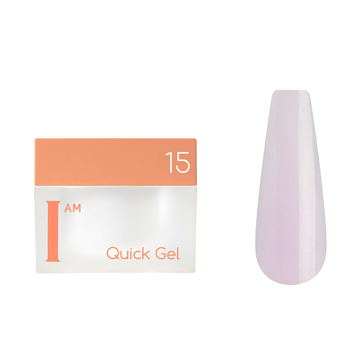 I am, Quick Gel - скоростной жидкий гель №15, 12 мл