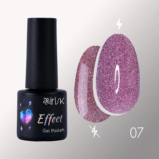 Irisk, Effect Gel Polish Reflective - светоотражающий гель-лак с эффектом №07, 5 мл