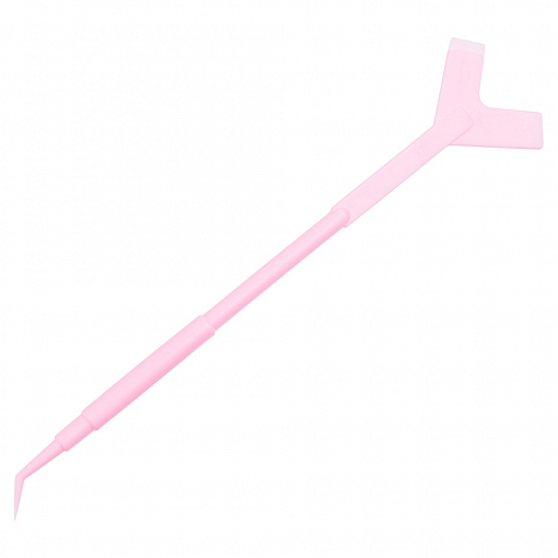 Irisk, EVABOND - палочка для наращивания и завивки ресниц с аппликатором (розовая)
