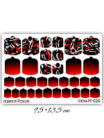 Anna Tkacheva, наклейки пленки для педикюра PR-026