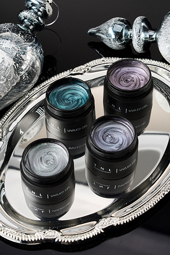 TNL, набор №257 жесткий гель для наращивания Lumicat gel (4 оттенка по 15 мл)