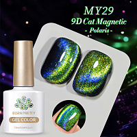 Born Pretty, 9D Polaris Cat Eye Gel - магнитный гель-лак "кошачий глаз" MY29, 10 мл