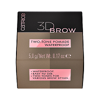 Catrice, 3D Brow Two-Tone Pomade Waterproof - помада д/бровей (010 Light To Medium св-корич/корич)