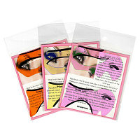 Irisk, трафареты для макияжа глаз H015-2 (Фиолетовые), 2 шт