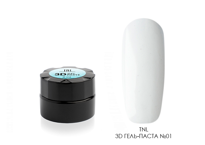 УЦЕНКА, TNL, 3D гель-паста (№01, белая), 6 мл УЦЕНКА, TNL, 3D гель-паста (№01, белая), 6 мл