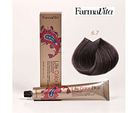 FarmaVita, Life Color Plus - крем-краска для волос (6.7 Светлый коричневый кашемир)