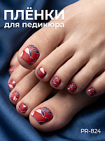 Anna Tkacheva, наклейки пленки для педикюра PR-824