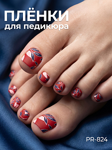 Anna Tkacheva, наклейки пленки для педикюра PR-824