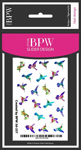 BPW.Style, слайдер-дизайн (3d glass Колибри)