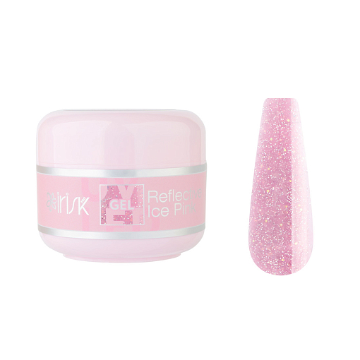 Irisk, ABC Limited collection - гель светоотражающий №25 (Reflective Ice Pink), 15 мл
